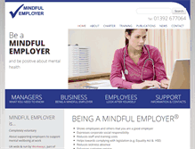 Tablet Screenshot of mindfulemployer.net